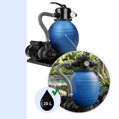 Sandfilteranlage für Pool