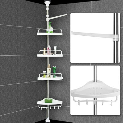 Teleskopregal für Dusche