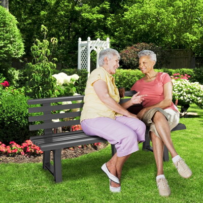 Gartenbank anthrazit