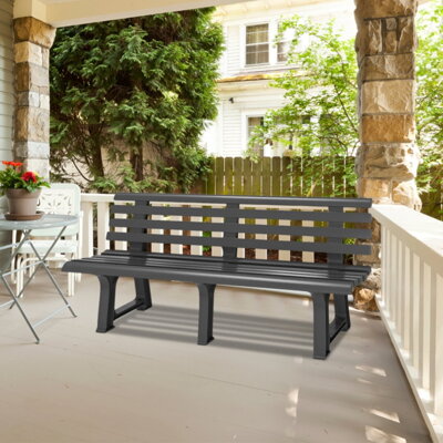 Gartenbank anthrazit