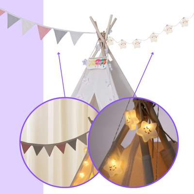 Detský stan teepee
