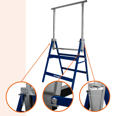 Teleskop-Gerüstböcke