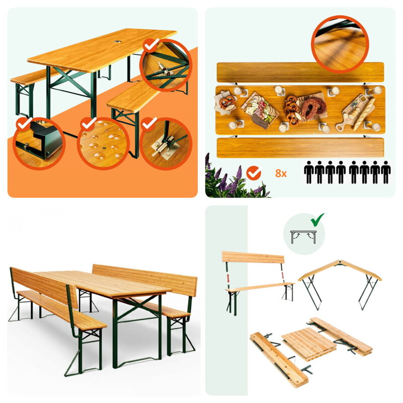 Zahradní lavice a stoly