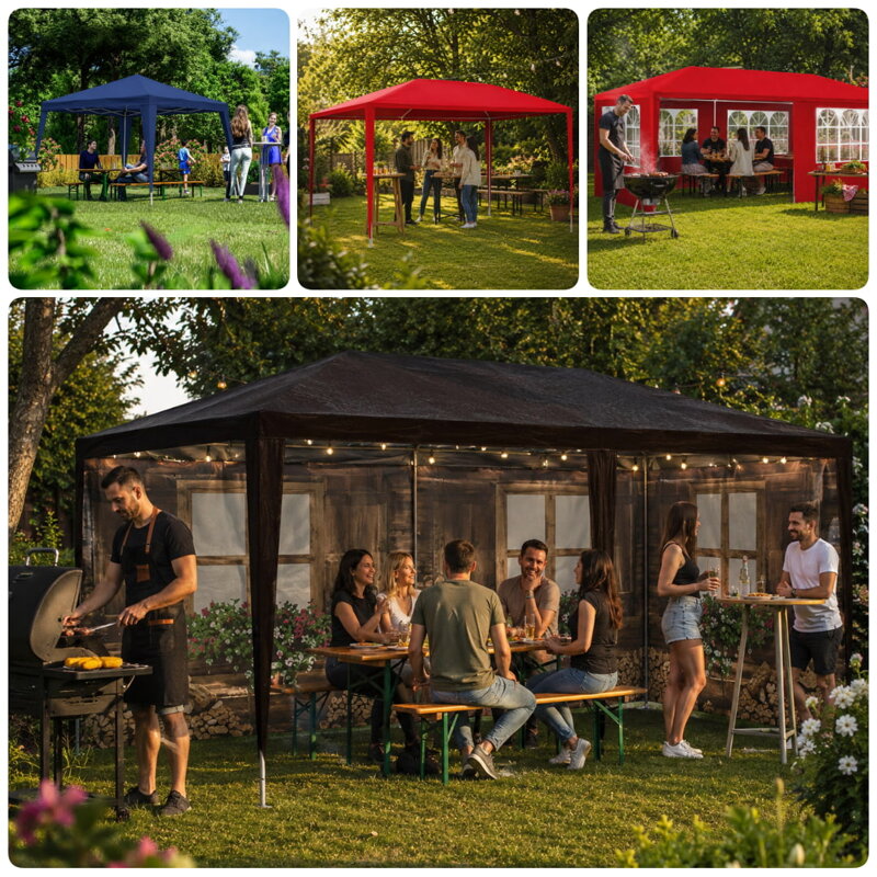 Gartenzelt für die Grillparty Gartenzelt für die Grillparty