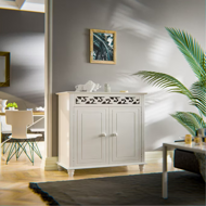 Kommode JERSEY, 76x65x35 cm, weiß