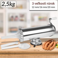 Wurst- und Leberwurstfüller DELIA, silber