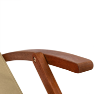 Gartenliege SIENA, 65x87x102cm, beige