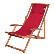 Gartenliege SIENA, 65x87x102cm, rot