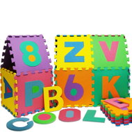 Schaumstoff-Spielmatte für Kinder PUZZLE, 86 Stück, bunt