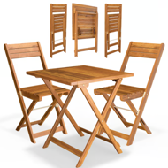 Balkonmöbel VITEK, 1+2, naturbraun