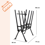 Holzsäge-Bock AXEL, 77x50x105cm, schwarz