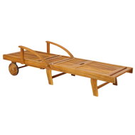 Gartenliege TAMI SUN, 195,5x69x85 cm, naturbraun