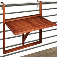 Hängebalkontisch HANS, 65x45x87 cm, braun