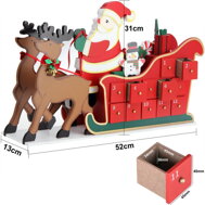 Adventskalender NIKOLAS, mehrfarbig