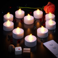 Teelichter COZY mit Fernbedienung, 10 Stück, warmweiß