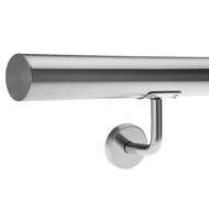 Edelstahl-Handlauf CHROME, 4,2×100cm, silber
