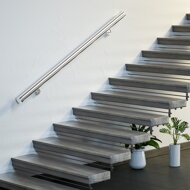 Edelstahl-Verlängerungsgeländer für Treppen CONEKT, 100 cm, silber 