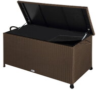 Polyrattan-Aufbewahrungsbox RICCO, braun