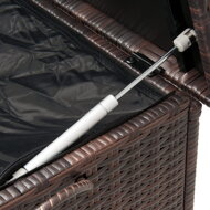 Polyrattan-Aufbewahrungsbox RICCO, braun