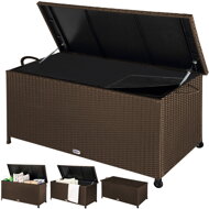 Polyrattan-Aufbewahrungsbox RICCO, braun