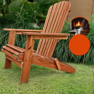 Gartenliege ADIRONDACK, klappbar, 69x84x94 cm, naturbraun