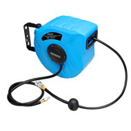 Schlauchtrommel mit Druckluftschlauch AIR, 10 m, blau