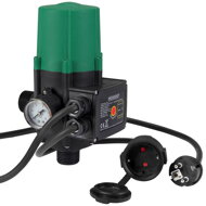 Druckschalter PUMP mit Kabel, 10 bar mit Manometer, grün