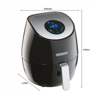 Heißluftfritteuse FRY, 1500 W, 3,6 l, schwarz