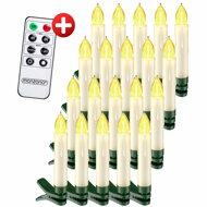 Kerzen für Weihnachtsbaum CANDLE, 20 Stück, 10,5 cm, warmweiß