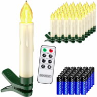 Kerzen für Weihnachtsbaum CANDLE, 20 Stück, 10,5 cm, warmweiß