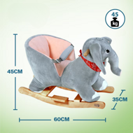 Schaukeltier Elefant VICTOR, grau