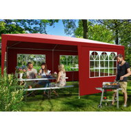 Party-Zelt NEAPOL, 3x6 m, rot