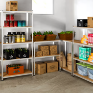 Hochlastregal HEAVY, max. 700 kg, 160x90x40 cm, silber