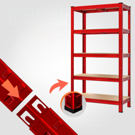 Hochlast HEAVY, max. 875 kg, 90×40×180 cm, rot