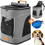 Rucksack für Hunde und Katzen JOY, 31x30x41cm, grau