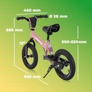 Kinderlaufrad QUIDO, ab 3 Jahren, rosa