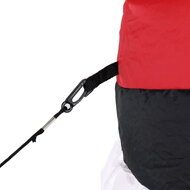 Aufblasbares Rentier beleuchtet, 135 cm, rot