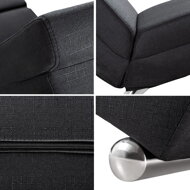 Liege LONDON, 186×55×89cm, anthrazit