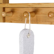 Hängeregal für das Badezimmer BAMBOO, 28,5x10x70cm, 3 Regalböden, braun