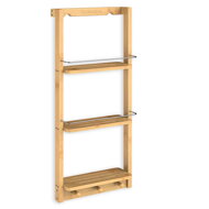 Hängeregal für das Badezimmer BAMBOO, 28,5x10x70cm, 3 Regalböden, braun