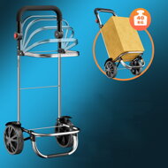 Einkaufstrolley EASY, 56 l, schwarz