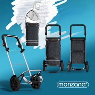 Einkaufstrolley EASY, 56 l, schwarz