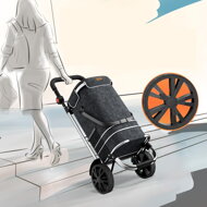 Einkaufstrolley EASY, 56 l, schwarz