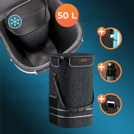 Einkaufstrolley EASY, 50 l, schwarz