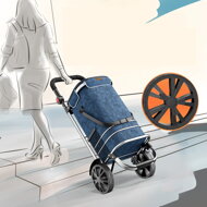 Einkaufstrolley EASY, 56 l, blau