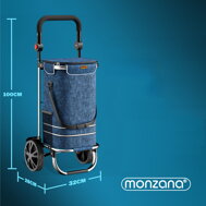 Einkaufstrolley EASY, 56 l, blau