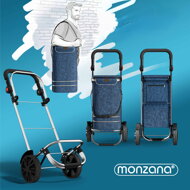 Einkaufstrolley EASY, 56 l, blau