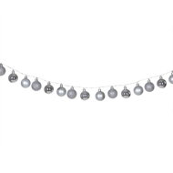 Weihnachtslichterkette BELLS, 2 m, warmweiß/silber