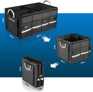 Auto-Kofferraum-Organizer LEROY, 63 l, 60x35x30 cm, schwarz