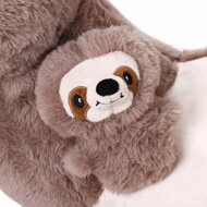 Schaukeltier Faultier Braun mit Sicherheitsgurt, braun